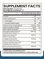Enduracore Core Endurance for Men Dietary Supplement 60 Gummies, Endura Core