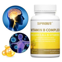 VITAMIN B COMPLEX capsules INCLUDES ALL B-VITAMINS SUPPORTS AHEALTHY BRAIN
