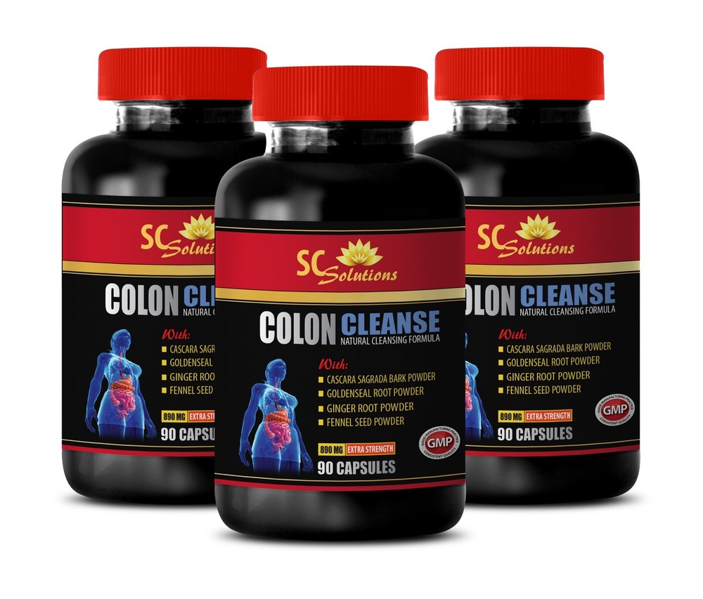 Regularity support – COLON CLEANSE COMPLEX – Gut-friendly supplement 3 Bottles