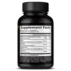 Boosts Energy Supplements Eliminates Fatigue Supports Positive Mood 30-120 CT