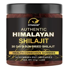 Dynamic Vitality Shilajit Gummies Pure 100% Himalayan Organic Resin Natural NEW