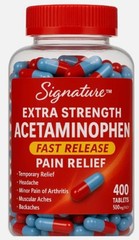 generic Tylenol PM Extra Strength Acetaminophen 500 Mg Pain Reliever, 400 tabs