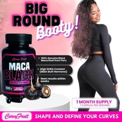 HUGE BOOTY GROWING in WEEKS WITH Black Maca Root CurvyFruit, HIGHEST POTENCY