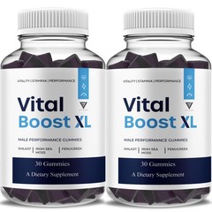 (2 Pack) Vital Boost XL Performance Supplement, VitalBoost XL (60 Gummies)