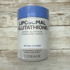 Codeage Liposomal, Glutathione, 60 Vegetable Capsules Beyond Vitamins 11/04/2028