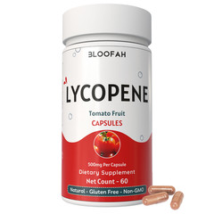 Bloofah Lycopene Tomato Fruit Powder Capsules 500mg | 60 Count | Clean Label