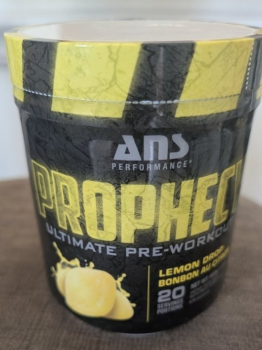 ANS Prophecy Ultimate Pre-Workout – Lemon Drop – 20 Servings – Exp 11/2026