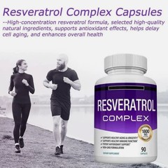 | 90 Capsules | Trans Resveratrol Complex Resveratrol Supplement 1800Mg