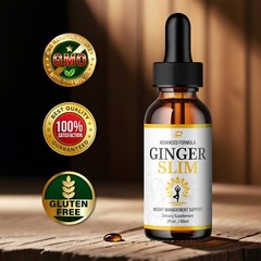 (2 Pack) Ginger Slim Drops – GingerSlim Extra Strength All Natural Organic