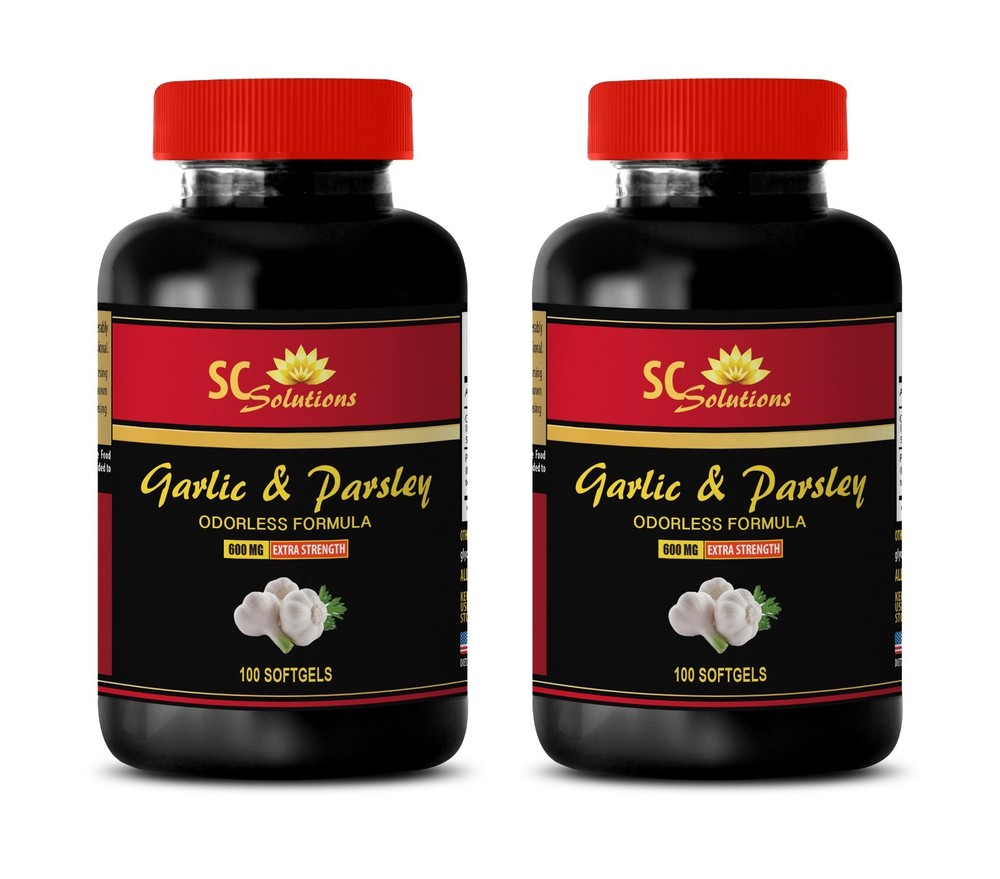 cholesterol care supplement – GARLIC & PARSLEY 600MG 2B – pills high blood press