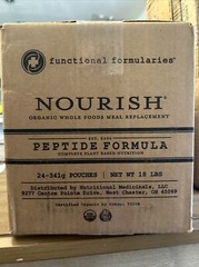 25 Functional Formularies NOURISH Organic REAL Whole Food Tube Feed Exp 7/27/25