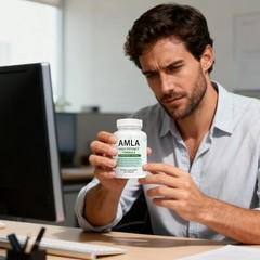 Alevia Amla Organic Capsules 1000mg Indian Gooseberry Antioxidant Supplement 60c