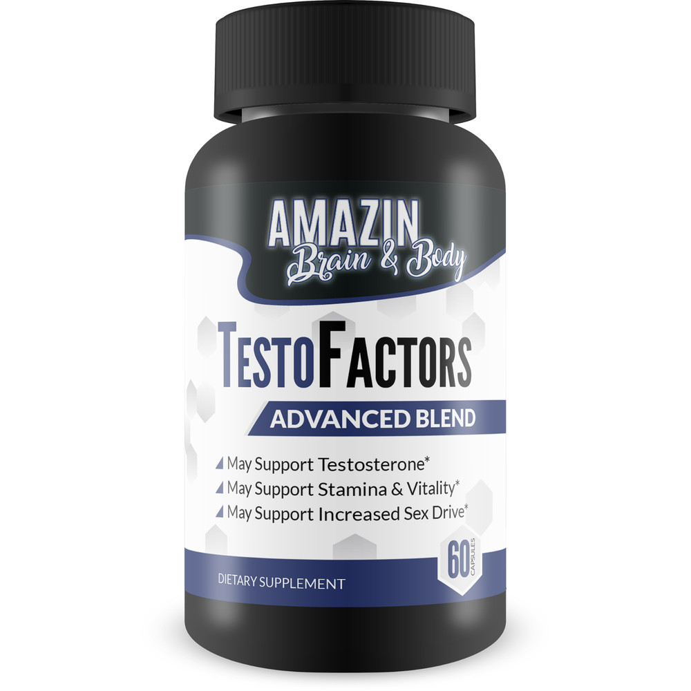 Testo Factors Advanced Blend – Testosterone Booster For Men & Women – Naturally