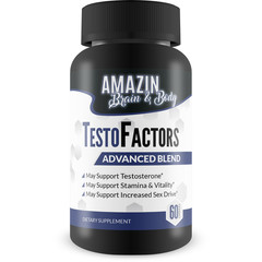 Testo Factors Advanced Blend – Testosterone Booster For Men & Women – Naturally