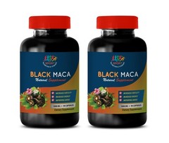 powerful antioxidant – BLACK MACA – athletic performance enhancer pills 2 BOTTLE