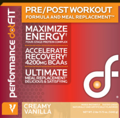 DotFit BULK Pre & Post Workout Vanilla Flavor Convenient 186 Servings 25lb NEW