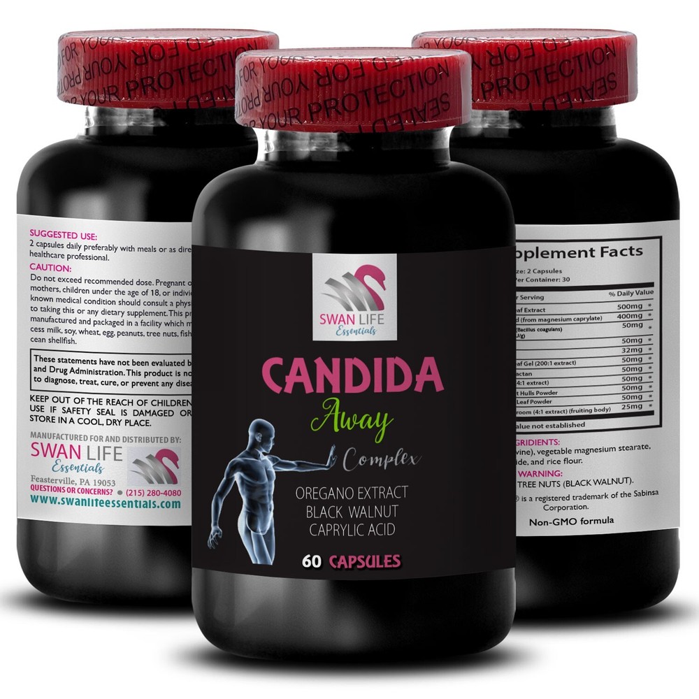 Aloe Vera Leaf – CANDIDA CLEANSE – Caprylic acid – Reishi mushroom extract – 1B