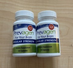 (2) Bottles Prevagen 10mg Memory & Focus Capsules, 30 Ct Each Free Shipping