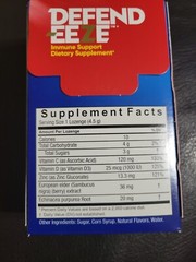 DEFEND-EEZE Immune Support Lozenges 30ct – Elderberry, Pomagranate Flavor