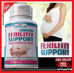 FEMALE FERTILITY SUPPORT REPRODUCTIVE PREGNANCY OVULATION CONCEPTION 120 PILLS