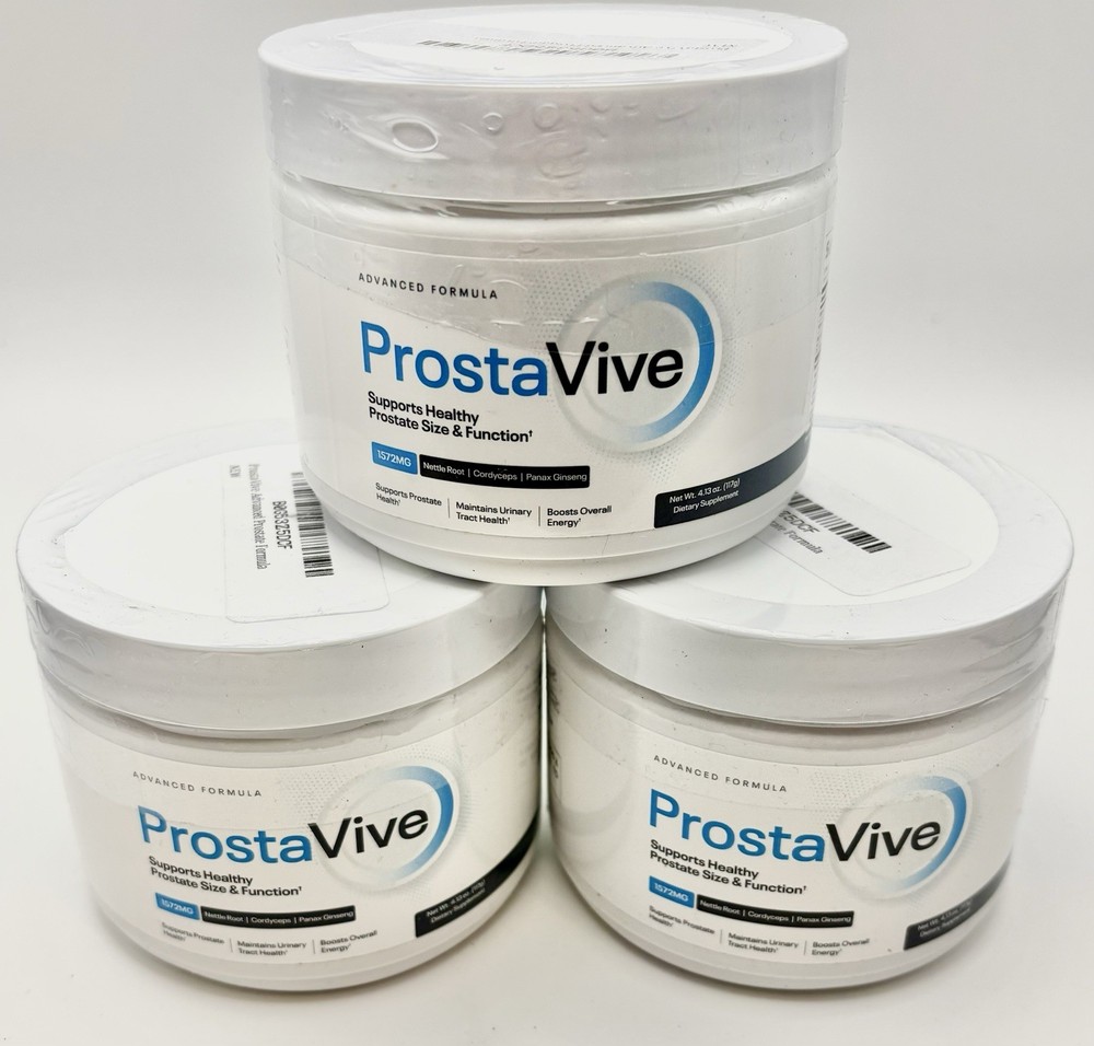 3 Pack ProstaVive Healthy Prostate 2100mg 30 Servings 10/2027 Exp