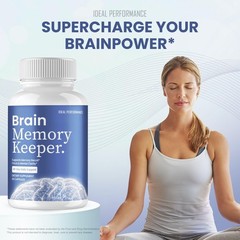 Brain Memory Keeper Nervous System Health Supplement – 180 Capsules (3 Pack)