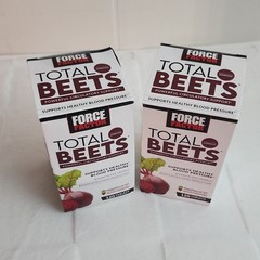 Force Factor Total Beets Circulatory & Blood Pressure Support 120 Tabs Exp 12/28