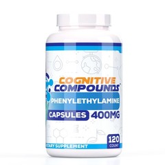 COGNITIVE COMPOUNDS Phenylethylamine (Pea) Capsules – 120 Count (Pack of 1)