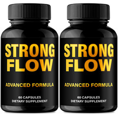Strong Flow Prostate Pills For Men Supplement Bladder Comfort & Daily (2 Pack)