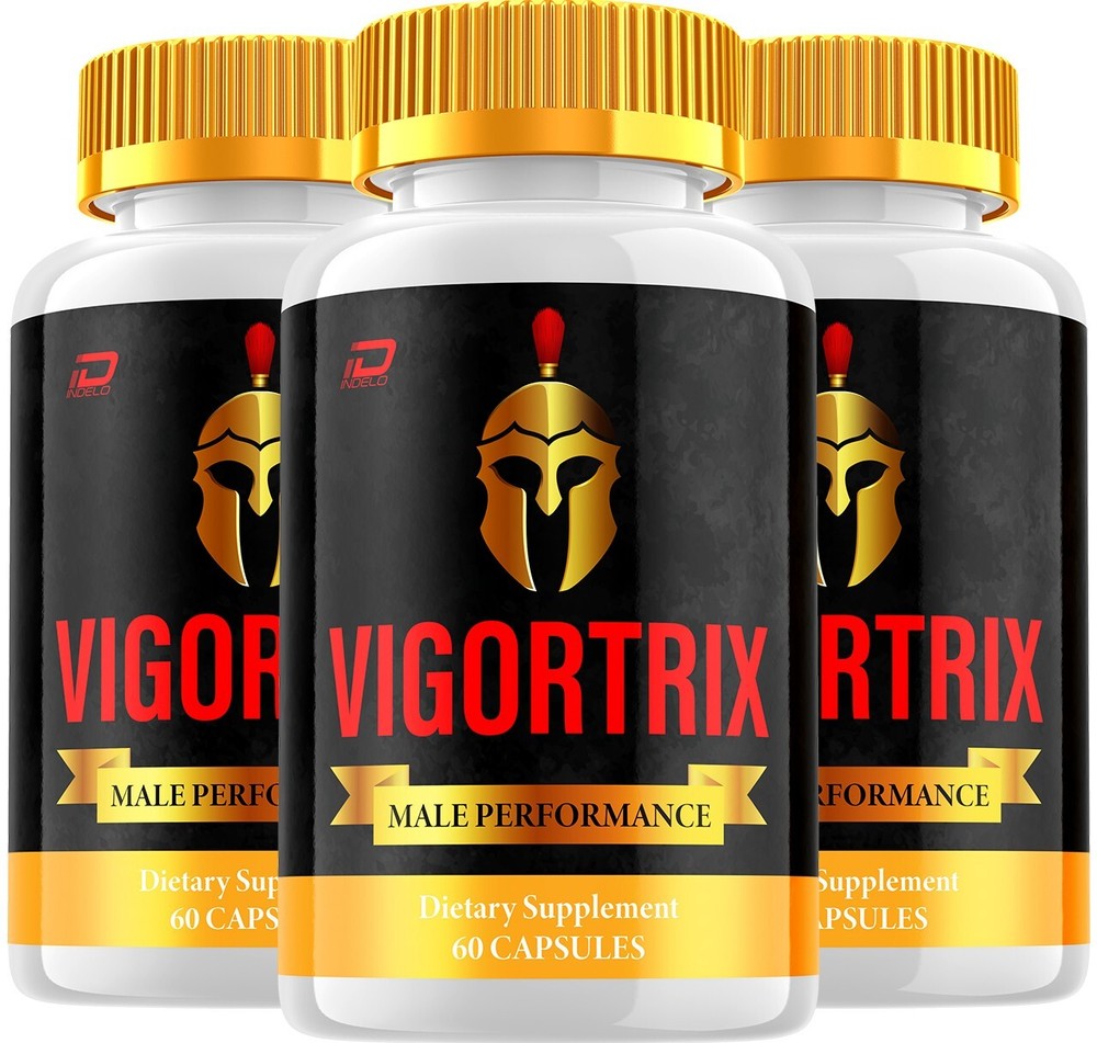 (3 Pack) Vigortrix for Men Capsules – Vigortrix Vitamin Complex, All Natural