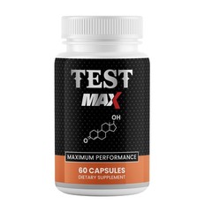 Test MAX Capsules for Men Max Strength Male Supplement ED & Stamina 60ct