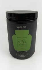 WelleCo Super Elixir Greens Powder Pineapple Lime 10.5oz Dietary Supplement