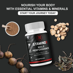 (3 Pack) Staminox Premium Performance Supplement, Staminox Pills (180 Capsules)