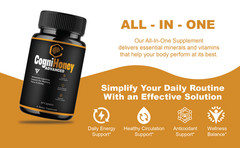 (3 Pack) CogniHoney Advanced Capsules, Cogni Honey Supplement (180 Capsules)
