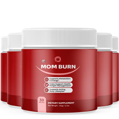 (5 Pack) Mom Burn Powder Support For Weight Management MomBurn 150 Servings