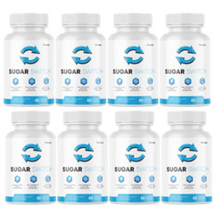 SugarSwitch Sugar Switch Supports Blood Sugar & Pressure Levels – 8 Bottles