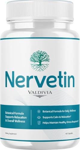 Nervetin Nerve Support Supplement Capsules Neuropathy Tingling Relief 1 Pack 60C