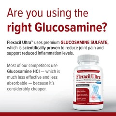 Flexacil Ultra Joint Support Supplement Anti Inflammatory Formula, Pack of 5.