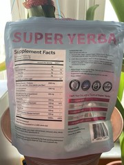 ZOOONE Yerba Mate Raspberry Lemonade Powder w/ Ashwagandha, D3, Magnesium, Detox