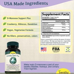 D Mannose Cured My UT | Best Supplement Capsule Pill Men Women FREE SHIP