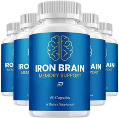 (5 Pack) Iron Brain Supplement Capsules – IronBrain Natural Blend Memory Focus