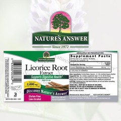 2 Pack Licorice Root – 2000mg by Natures Answer for Unisex – 2 oz Dietary Supple