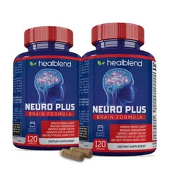 Neuro Plus Brain Booster Supplement Supports Brain Health Mental Clarity & Focus