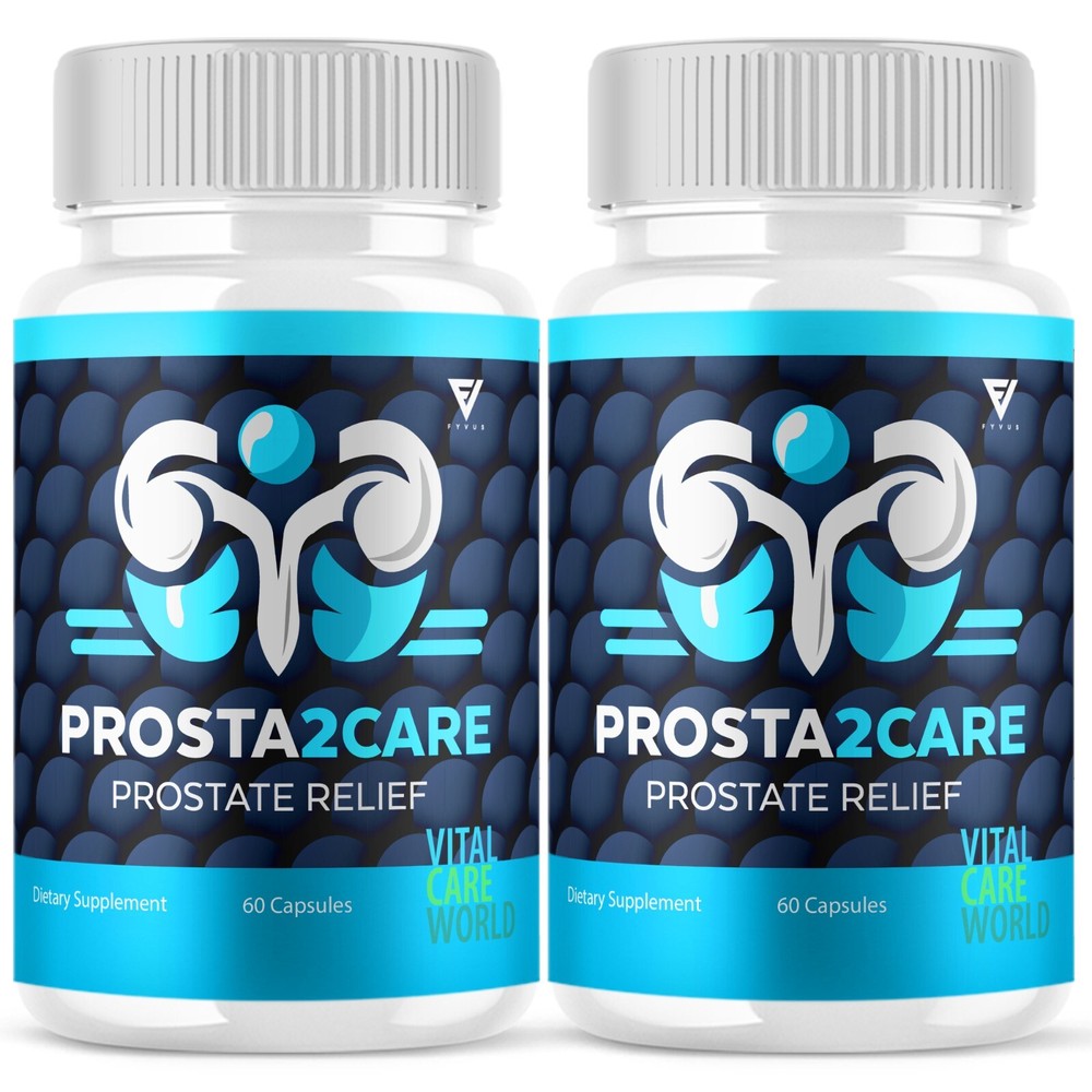 (2 Pack) Prosta2Care Capsules Prosta Care Prostate Support (120 Capsules)