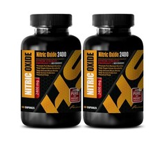 nitric oxide supplement – NITRIC OXIDE 2400 – nitric oxide pills – 2 Bottles