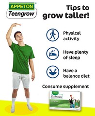 2 x APPETON Essentials Teengrow 30s Multivitamin Teen Growth Support – FREE SHIP