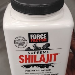 Force Factor Supreme Shilajit Soft Chews 250mg 60 Ct General Wellness Exp 7/2027