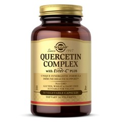 Solgar Quercetin Complex with Ester-C Plus 50 Vegetable Capsules, Immune Support