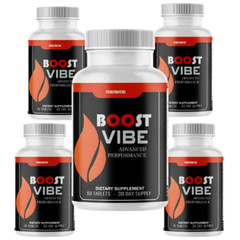 Boost Vibe Advanced Male Performance Supplement to Boost Stamina – 5 Bottles