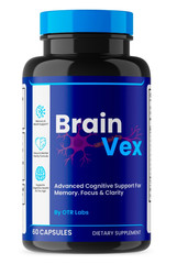 Brainvex, Brain Vex Advanced Formula Brain & Memory Support Supplement 60CT